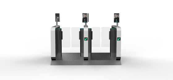 kopen Gezichtsherkenning roestvrijstalen deur AB Tornstile Gate Servomotor voor metro luchthaven online manufacture