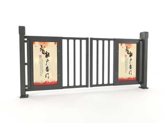 kopen Automatische draaideur met dubbele deur van 180 graden voor reclame voor de openbare veiligheid online manufacture
