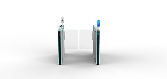 kopen Blauw licht Slim Single Turnstile Brushless Motor Speed Gates Witte kleur voor metro online manufacture