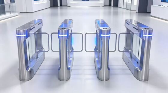Kopen Duurzaam swing barrier-tourniquet met borstelloze DC-motor en geïntegreerde kaartlezer voor toegangscontrole online manufacture
