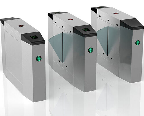 kopen 316SS Swing Barrier Turnstile Gate Wing Direct Drive Optical Flap Barrier Gate online manufacture