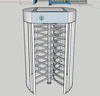 kopen Turnstiles van de Toegangsbeheer Voet Volledige Hoogte voor Bouwwerf online manufacture