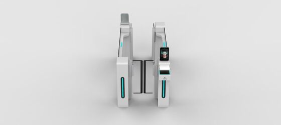 Goede prijs 304 Stainless Steel Anti Tailgating Ticket Checking AB Swing Gates With Facial Recognition online