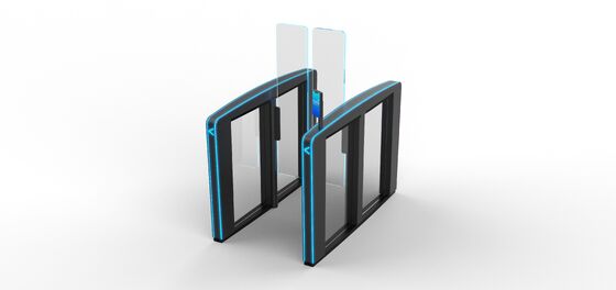 Goede prijs High-end snelle speed gate lane flap turnstile barrier voor toegangspoortcontrole op luchthavens swing gate turnstile speed gate flap barrier online