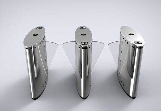 Goede prijs Direct Drive SUS316 Mifare Card Automatic Flap Barrier online