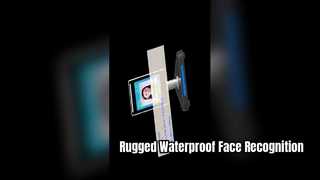 Duurzame IP66 waterdichte tijdklok voor gezichtsherkenning